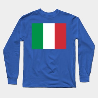 Italy Flag Long Sleeve T-Shirt